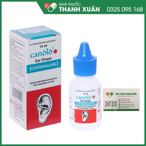 Candid Ear Drops ngừa và điều trị nhiễm nấm tai